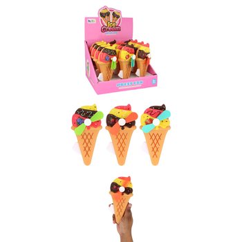 Kipas Angin Tangan Manual Bentuk Es Krim - Dalam Display (12 pcs)