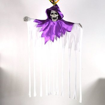 HANTU GANTUNG - UNGU/PUTIH (6 pcs)