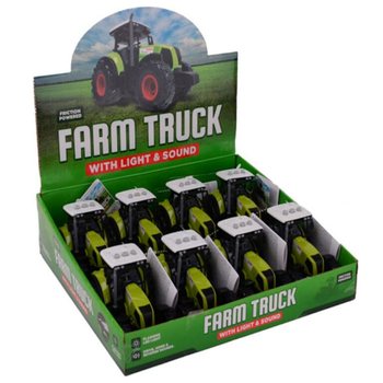 TRAKTOR PERTANIAN DENGAN CAHAYA DAN SUARA - DALAM DISPLAY (8 pcs)