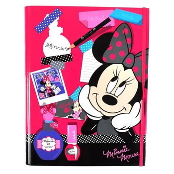 SET ALAT TULIS MAKE-UP DISNEY MINNIE MOUSE BENTUK BUKU (3 pcs)