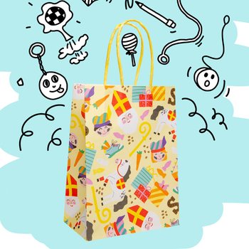 TAS KADO KERTAS - SINTERKLAAS - Ukuran 16x9x22 CM (12 pcs)