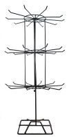 Rak Display Logam Hitam (3 Tingkat) - 1 pc