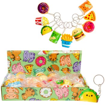 Gantungan Kunci Squishy Fast Food dalam Display (24 pcs)