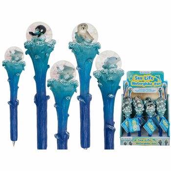 Pulpen Sea Life Glitter Hewan Laut (Display isi 12)