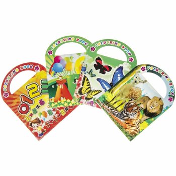 Buku Mewarnai Kecil dengan Stiker Mix (12 buah)