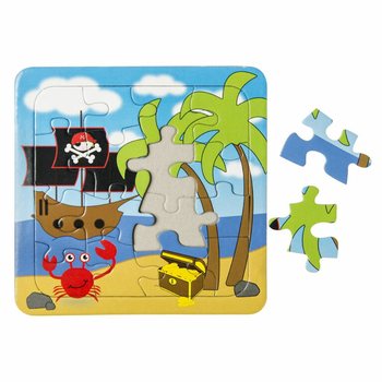 Mix Puzzle Bajak Laut - 14 x 14 Cm (50 Pcs)
