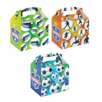 Kotak Menu – SEPAK BOLA – 14 x 9,5 x 18 cm (24 pcs)