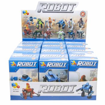 Balok Susun Robot (12 buah dalam Display)