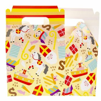 Kotak Menu SINTERKLAAS / Kotak Hadiah 14x10x17 cm (12 pcs)