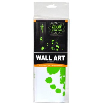 STIKER DINDING GLOW IN THE DARK - DEKORASI HOROR (6 pcs)