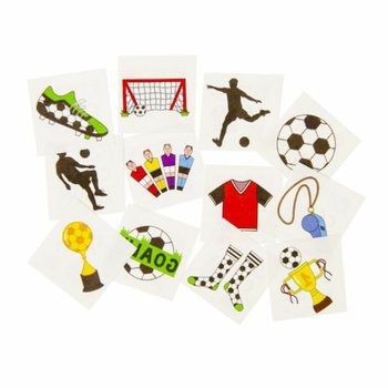 Tato Fun Sepak Bola - Display 48 Bungkus (12 Tato per bungkus)