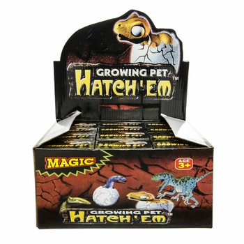 Mainan Edukasi Telur Dinosaurus Tumbuh dalam Display (12 pcs)