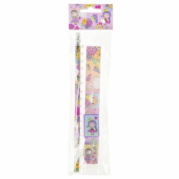 Set Alat Tulis Menggambar Anak Motif Princess 4-in-1 (24 pcs)