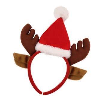 BANDO RUSA NATAL DENGAN TOPI SANTA (48 pcs)