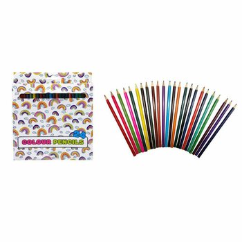 Set Pensil Warna Besar 24 Warna (isi 12 Pcs)