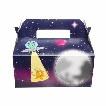 Kotak Menu Makanan Anak Tema Luar Angkasa / Space - 22.5 x 12 x 9.5 cm (24 pcs)