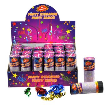 Party Popper Serpentine dalam Display (24 pcs)