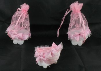 DEKORASI KERETA BAYI - PINK BAYI (20 pcs)