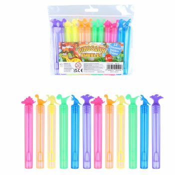 Stik Gelembung Sabun Dinosaurus Warna-Warni (Isi 12 pcs)