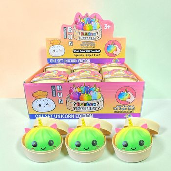 RAGE - Squishy Bun Dumplings BESAR - EDISI UNICORN (8.5 x 8.5 x 7.5 cm) (12 pcs)