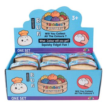 RAGE - Squishy Bun Dumplings BESAR (Dim. 8.5 x 8.5 x 4.8 cm) - Viral 2026 Fidget Toy (12 pcs)