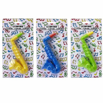 Saksofon Mainan - 16 cm - Beragam Warna - Isi 12 per Kartu