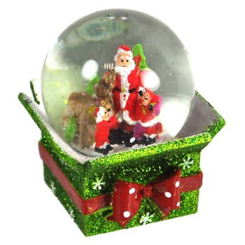 BOLA SALJU NATAL DALAM DISPLAY (8 pcs)