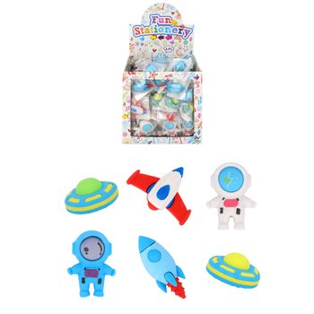 Penghapus Tema Luar Angkasa dalam Display (84 pcs)
