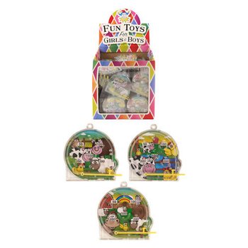Mainan Pinball Mini Undian Model Hewan Ternak dalam Display (108 pcs)