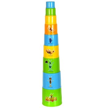 MAYA THE BEE FUNNY TOWER MENARA BALOK (6 pcs)