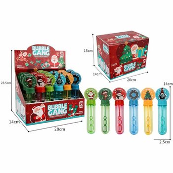 STIK GELEMBUNG SABUN NATAL DALAM DISPLAY (24 pcs)