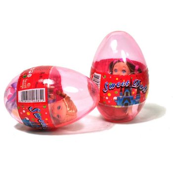 Mainan Telur Kejutan Anak Perempuan dengan Permen (24 pcs)