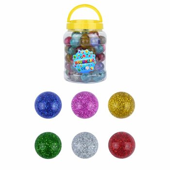 Bola Bekel Glitter Ø3.3cm (72 pcs)