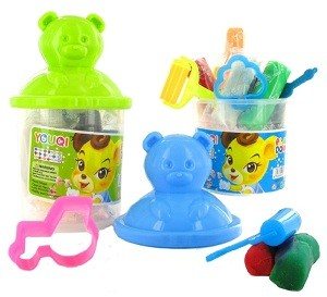 Set Mainan Lilin - Model Beruang (12 pcs)