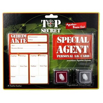 TOP SECRET – AGEN RAHASIA, SET SIDIK JARI (12 pcs)