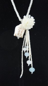 Kalung Buddha Krem (1 pc) | Gaya Ibiza Boho