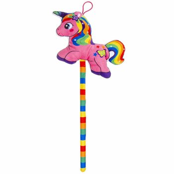 Boneka Unicorn di Atas Tongkat - Warna Campur (12 pcs)