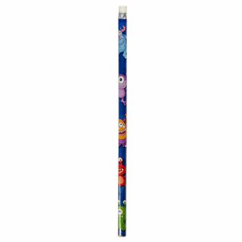 Pensil Monster dengan Penghapus (12 buah)