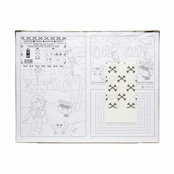 KOTAK HORECA LENGKAP BAJAK LAUT - 48x Set Pensil Warna + 100x Lembar Mewarnai + 100x Serbet (248 pcs)
