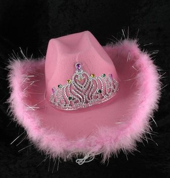 TOPI COWBOY - PINK (6 pcs)
