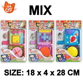 44CATS MIAO CITY PADA KARTU - UK: 18x4x28 CM - MIX MODEL (40 pcs)