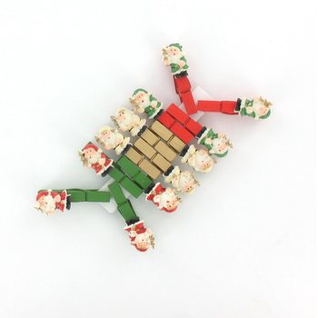 12 PENJEPIT JEMURAN SINTERKLAS (12 pcs)