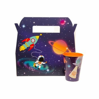 Kotak Menu Makanan Anak Tema Luar Angkasa / Space - 22.5 x 12 x 9.5 cm (24 pcs)