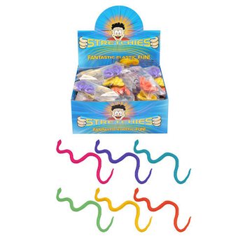 Mainan Ular Karet Stretch Lentur (96 pcs)