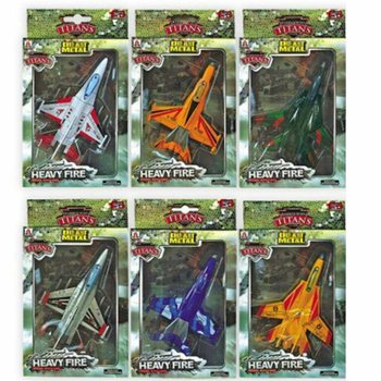 Pesawat F16 Metal Die-Cast (6 pcs)