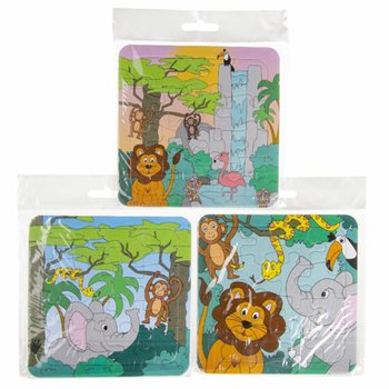 Mix Puzzle Jungle (14x14cm) - Paket Hemat 50 Pcs