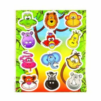 FUN STICKERS &ndash; MODEL: HEWAN JUNGLE (120 pcs)