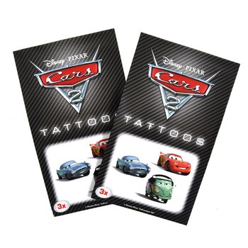 Set 3 Tato Sementara Anak Disney Cars 2 (50 pcs)