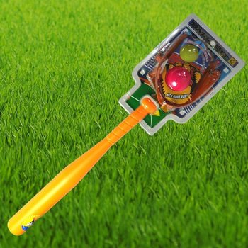 Set Tongkat Baseball dengan Bola dan Sarung Tangan (6 pcs)