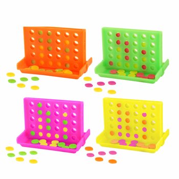 Mainan Connect 4 (4 in a Row) Box Display - Mix Warna (52 pcs)